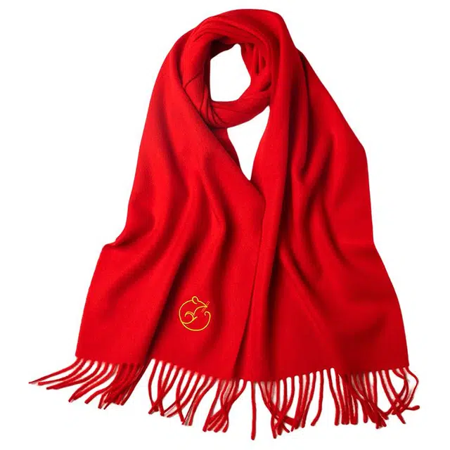 恒源祥 生日庆祝 纪念 祝福送礼 团购 生肖系列 羊毛 绒线围巾 男女同款情侣款