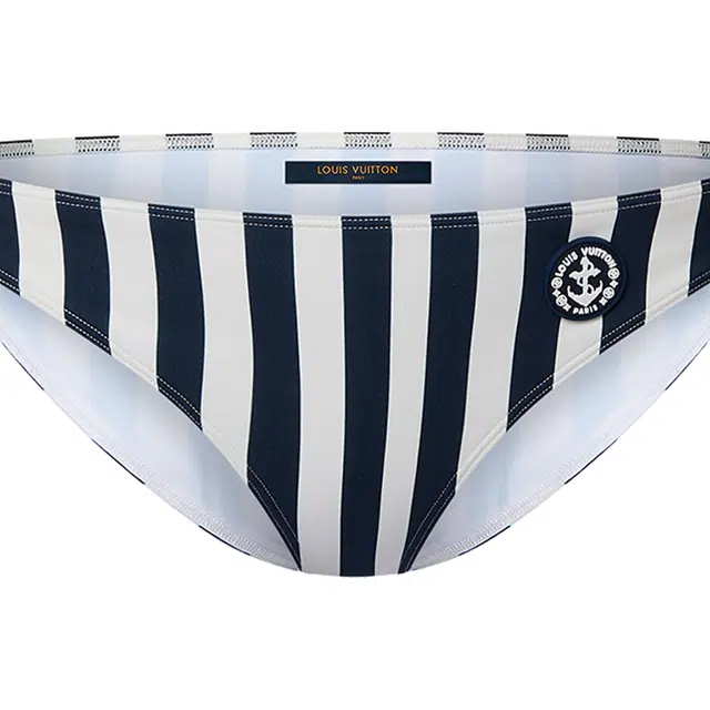 LOUIS VUITTON Nautical Stripes Bikini Bottoms