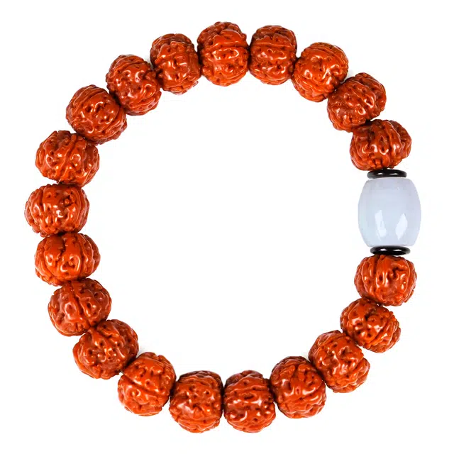 絮物 新中式国潮机刷包浆玉化树王精品饱满原籽文玩佛珠手链 平安大吉盘玩手持转运珠念珠#好运 金刚菩提 木作手串 男女同款情侣款