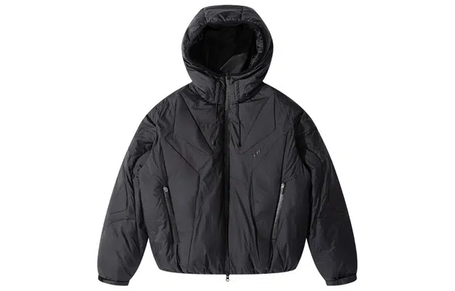ENSHADOWER Graphene Heated Quilted Hoodie Down Jacket Black