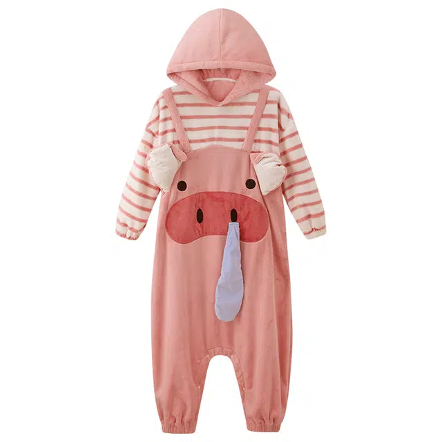 欧诗帛 加厚舒适休闲亲肤家居连体衣 女款 图片色