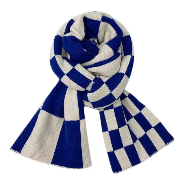 木林森 棋盘格子秋冬季加厚保暖韩版学生百搭休闲简约 毛线 绒线围巾 男女同款情侣款