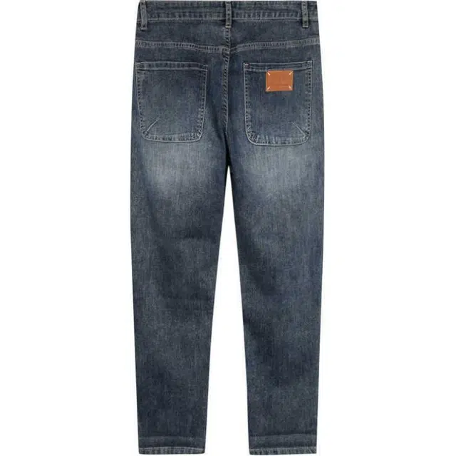 才子 舒适弹力中腰牛仔裤 男款 蓝色