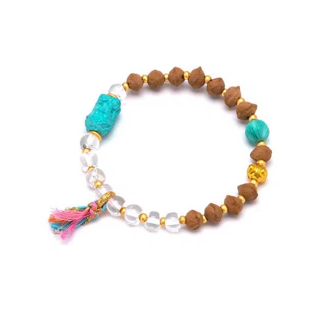 聆听花开 新中式新国风串珠 编织民族风复古国潮小众高级感时尚时来好运 柏香籽/百香籽 手串 男女同款情侣款