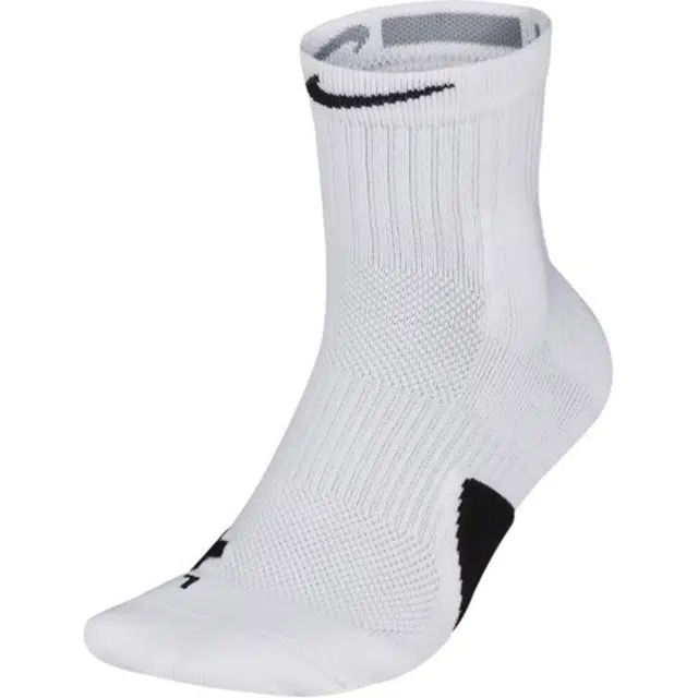 Nike Elite Basketball Crew Socks White