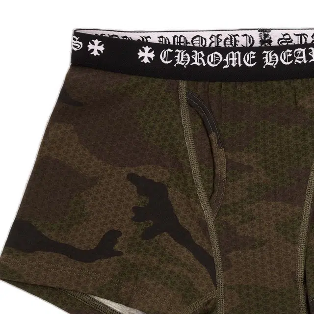 Chrome Hearts SS23 Camo Horseshoe Embroidered Underwear Khaki