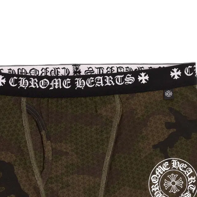 Chrome Hearts SS23 Camo Horseshoe Embroidered Underwear Khaki