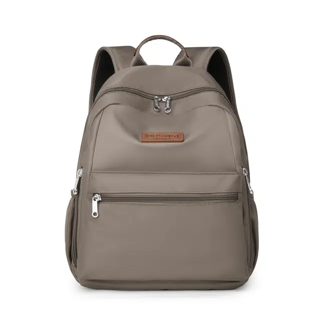 捷朗仕 便携 尼龙布 双肩包 男女同款情侣款 奶咖色/可可色/冰川蓝/淡奶油/赤陶色/经典黑/混凝土