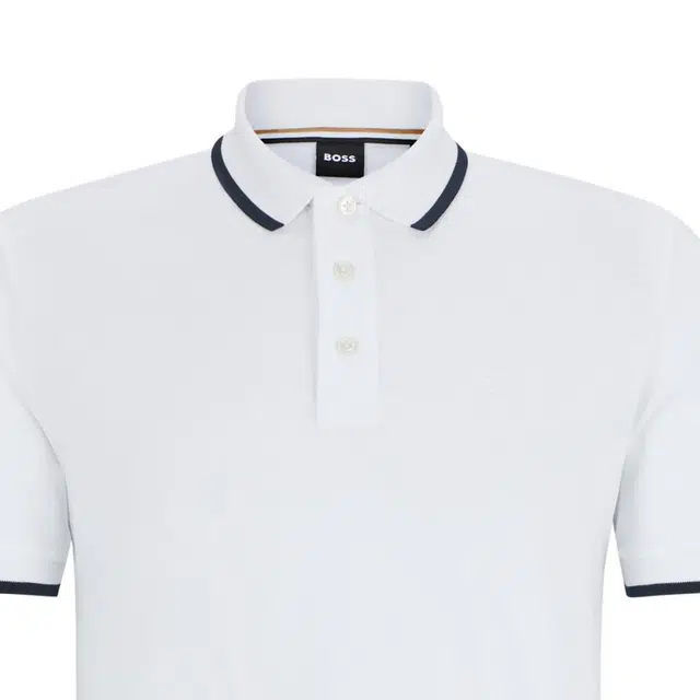 HUGO BOSS Cotton Piqu Polo Shirt With Rubber-Print Logo PoloPolo