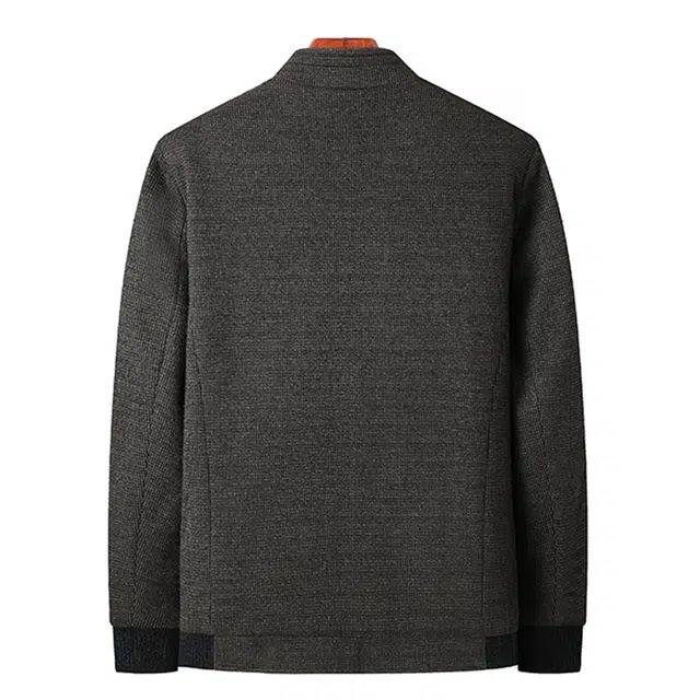 雅鹿 立领拉链商务休闲夹克外套 男款