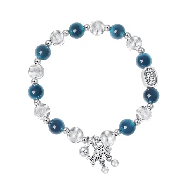 阡陌 富贵有余 新中式国风国潮串珠链 气质优雅文艺 招财纳福年年有余#好运 礼盒 玛瑙 手串 男女同款情侣款