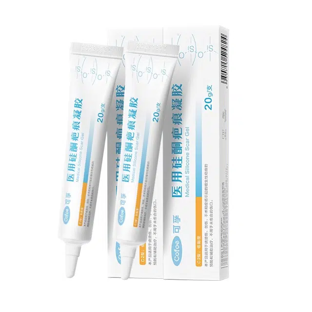 可孚 医用硅酮 疤痕凝胶 修复剖腹产手术增生烫伤去疤除疤点痣后祛痣修复膏双眼皮疤增生淡化痘印色沉