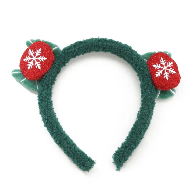如花梦 圣诞老人发卡雪人头箍 亚克力 发箍 女款