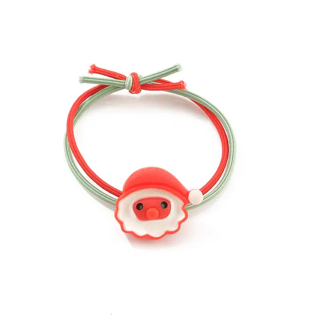 如花梦 圣诞系列可爱发圈 亚克力 高颜值发绳扎头头绳皮套 女款