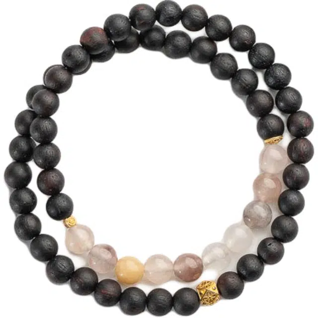 仙源 紫月幽兰 优雅轻奢高级感 国风国潮复古 本命年转运珠手饰#好运 节日生日送礼 礼盒装 降真香 木作手串 男女同款情侣款