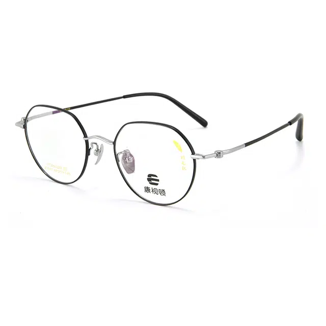 康视顿 时尚百搭简约钛框 光学镜架 男女同款情侣款