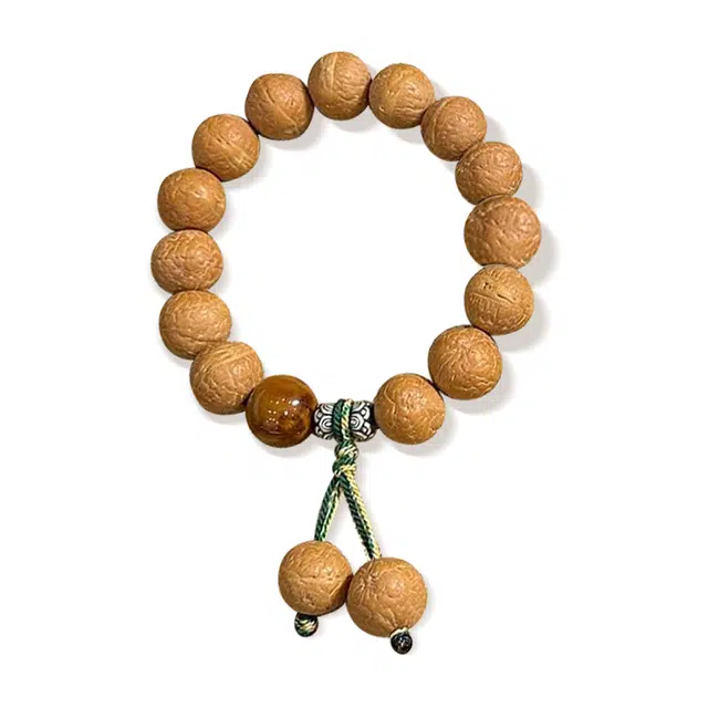 普陀山文创 新中式复古文玩串招财纳福转运佛珠 生日送礼好运礼转运礼盒 菩提子/菩提籽 手串 男女同款情侣款