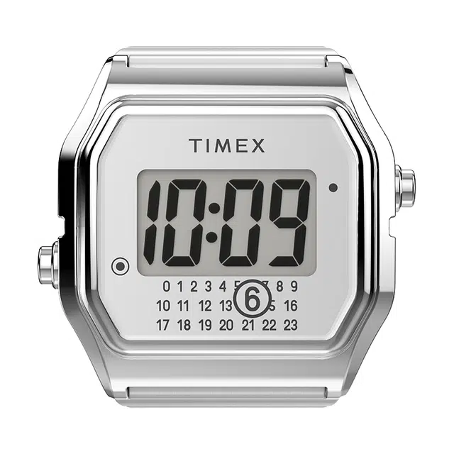 TIMEX x MM6 T80 Ring Watch Silver