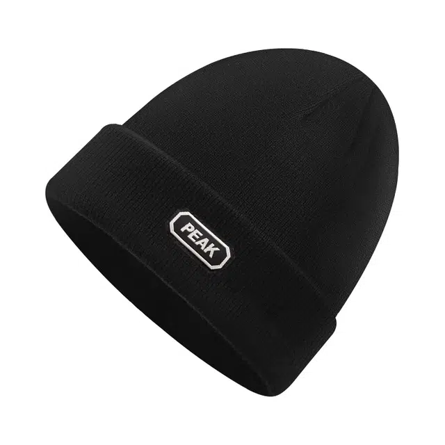 匹克 保暖加绒加厚  秋冬棉帽防寒套头 针织帽 绒线帽 男女同款情侣款