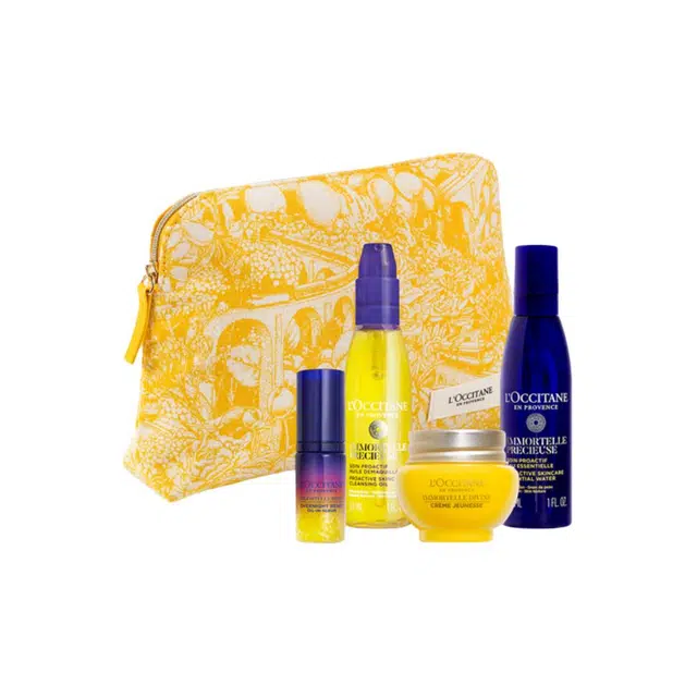 欧舒丹 腊菊精萃活颜卸妆油套装 小样体验装 清洁紧致 五件套