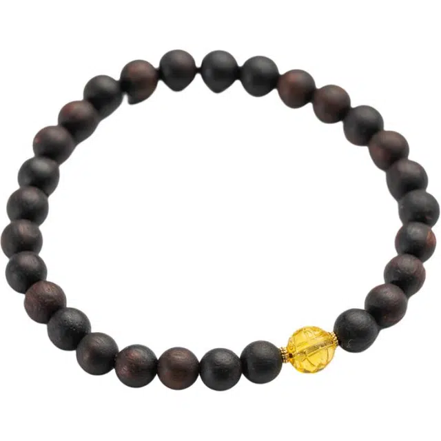 仙源 富甲一方平安喜乐文玩复兴佛珠盘串念珠转运珠招财纳福 新中式国风小众#好运生日送礼 礼盒装 降真香 手串 男女同款情侣款