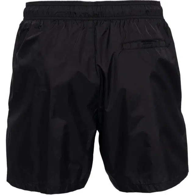 HUGO BOSS Quick-Dry Swim Shorts With Stacked-Logo Print