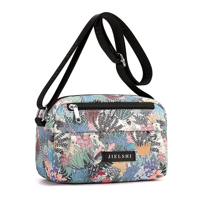 捷朗仕 通勤百搭 尼龙布 斜挎包 男女同款情侣款 多色