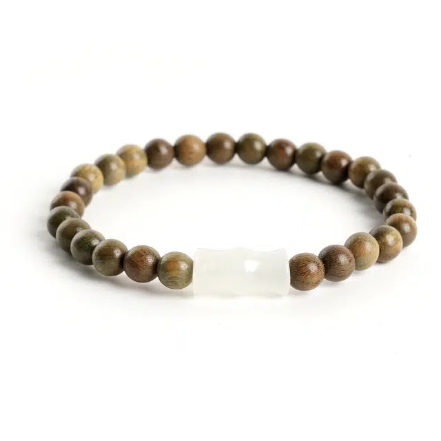 琉堇 中式静心禅意佛珠 情绪稳定文玩串珠链 考试考研上岸解压盘手饰 祝我无忧无虑烦恼消散 生日送礼#好运 绿檀 手串 男女同款情侣款