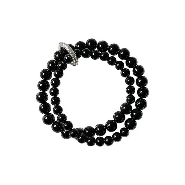 琉堇 有钱花福气顺遂双圈叠戴文玩佛珠链 平安转运招财 黑神话悟空紧箍咒日常百搭 情绪稳定许我无忧#好运 黑檀 手串 男女同款情侣款