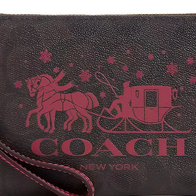 COACH Corner Zip Wristlet 16