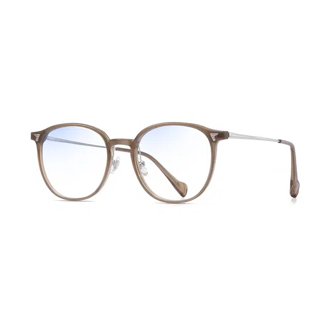 苍木优品 透明灰近视  可配度数防蓝光平光平镜变色大框配眼睛框架 光学镜架 男女同款情侣款