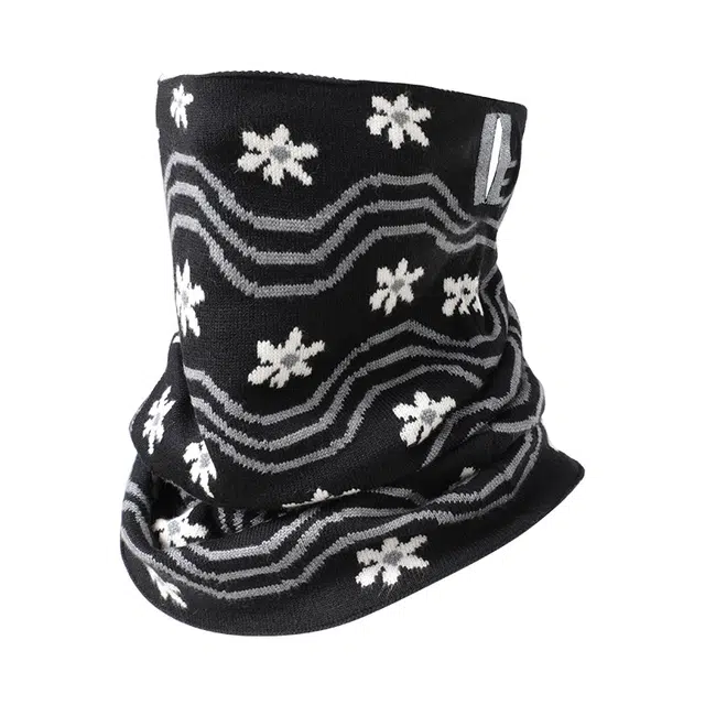 俞兆林 针织挂耳口罩秋冬骑车围脖护颈防风防寒骑行保暖有弹力 锦纶 防晒面罩 男女同款情侣款