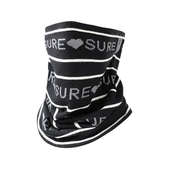 南极人 冬季骑行防风脸罩防寒挂耳针织保暖脖套护颈围脖 加厚 防晒面罩 女款