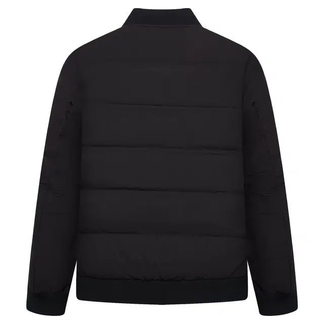 与狼共舞 纯色百搭保暖舒适加绒轻便棒球领羽绒服 男款 黑色