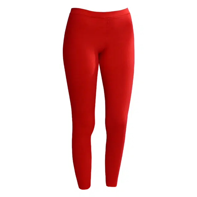 欧迪芬 厚款打底发热升温磨毛高弹护膝锁温保暖裤 女款