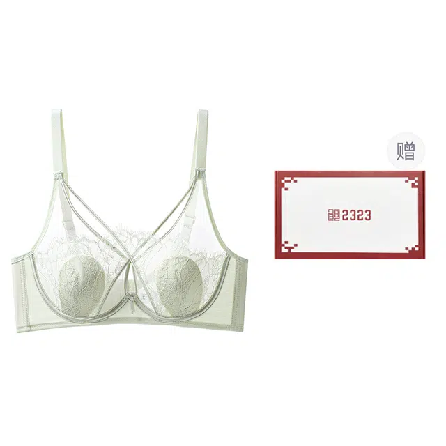 二三二三 软钢圈植物花卉收副乳防下垂文胸 女款
