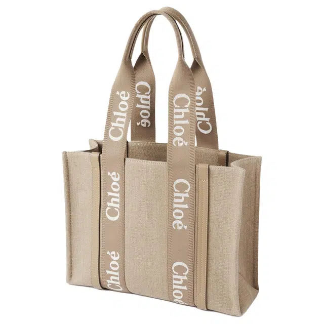 Chloe Woody Logo Tote
