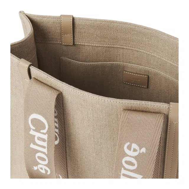 Chloe Woody Logo Tote