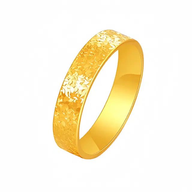 石在行 国潮新中式碎碎冰素圈  波光凌凌满天星轻奢精致 恋爱告白简约大方纪念日 合金 戒指 男女同款情侣款