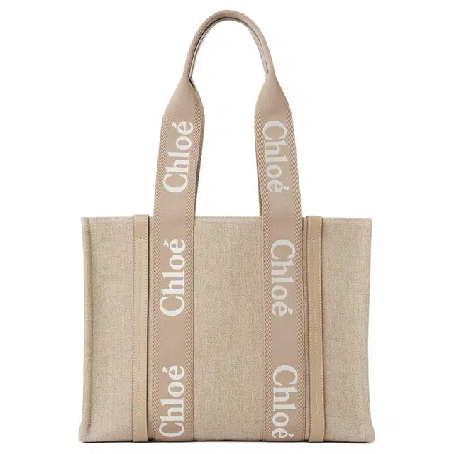 Chloe Woody Logo Tote
