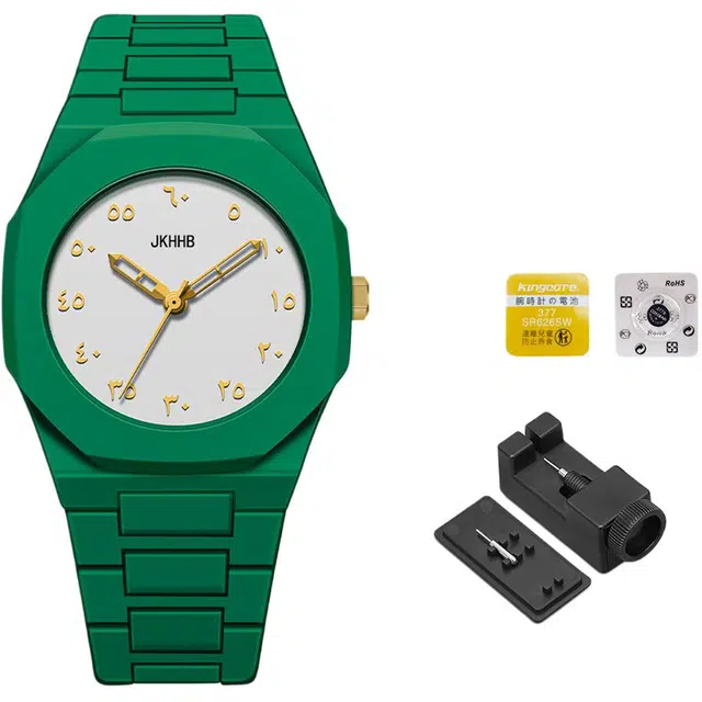 JKHHB Quartz Green Dial