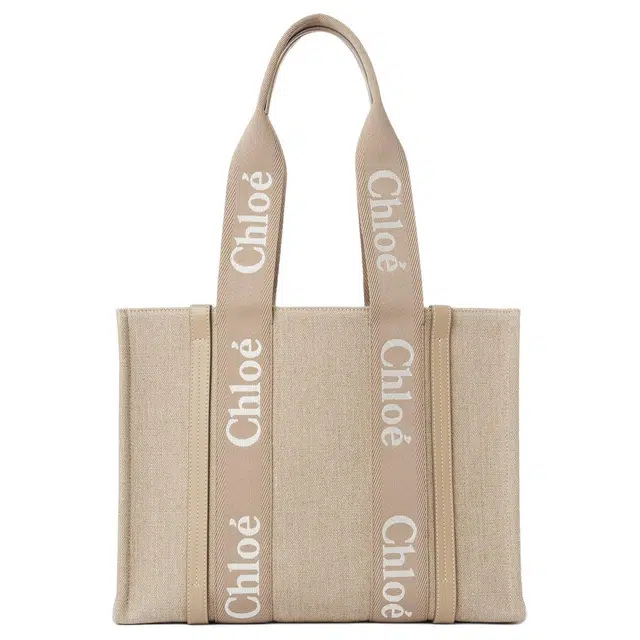 Chloe Woody Logo Tote