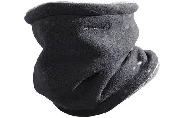 优幽兰 时尚百搭纯色冬季防风休闲简约户外骑车摩托车加绒加厚保暖面罩护颈套头防寒脖套 围脖 男女同款情侣款