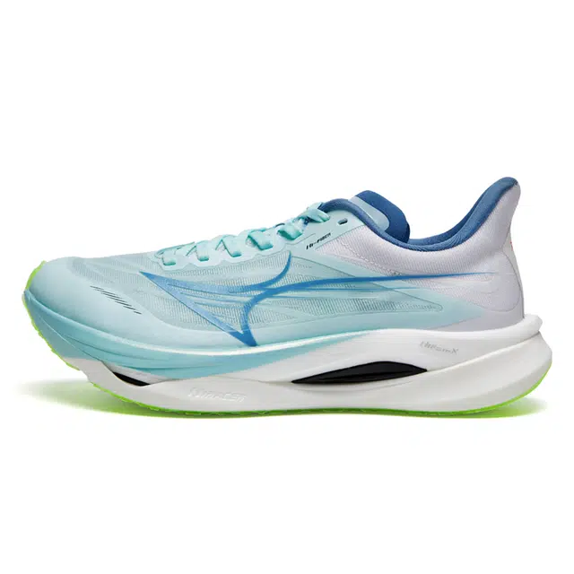 海尔斯 舒适 时尚减震透气回弹 低帮 休闲跑步鞋 男女同款 蓝青色