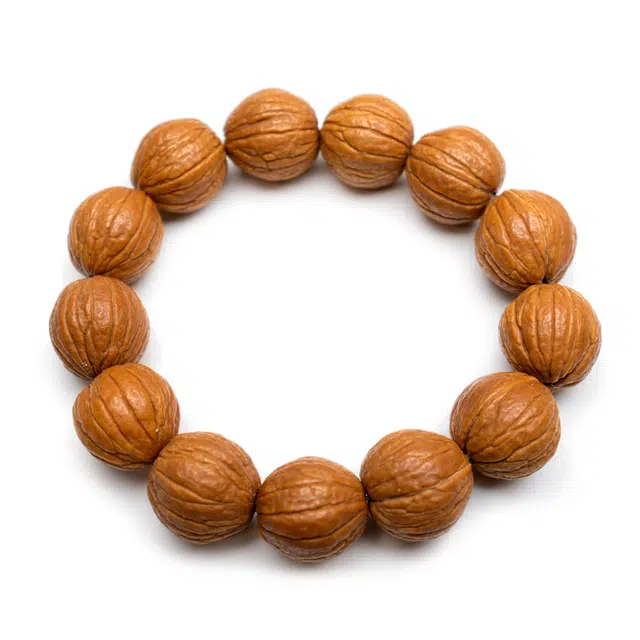 周帝王 文玩透亮质感 猴头核桃 手串 男女同款情侣款