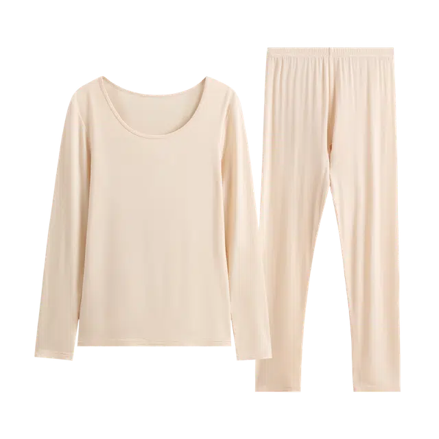 芬腾 抗菌无痕恒温舒适打底秋衣秋裤保暖套装 女款