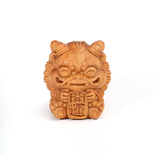 仙源 开运 好运常在 转运本命年龙宝宝木雕工艺品文玩节日生日送礼盒物#好运 崖柏 摆件 男女同款情侣款
