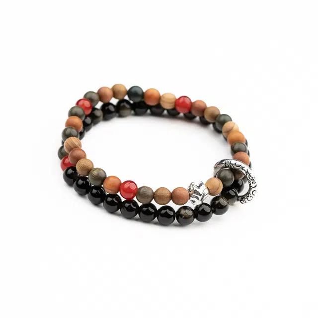 仙源 多宝 流水生金 有钱花 招财纳福民族风复古高级轻奢文玩佛珠 百搭#好运 礼盒 崖柏 手串 男女同款情侣款