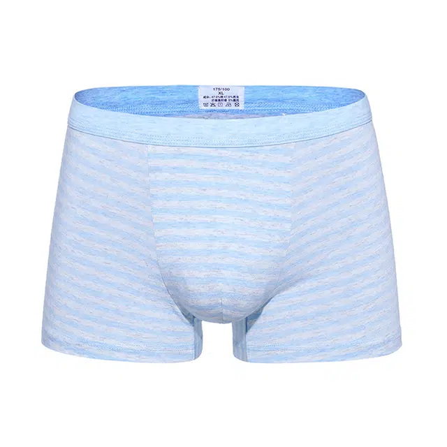 棉基因 简约时尚舒适透气抗菌亲肤高弹平角内裤 男款 组合装