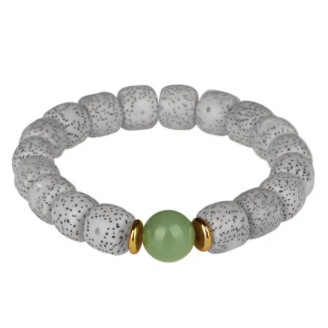 豆蔻时光 新中式古风佛珠文玩盘玩经典古风 星月菩提 手串 男女同款情侣款